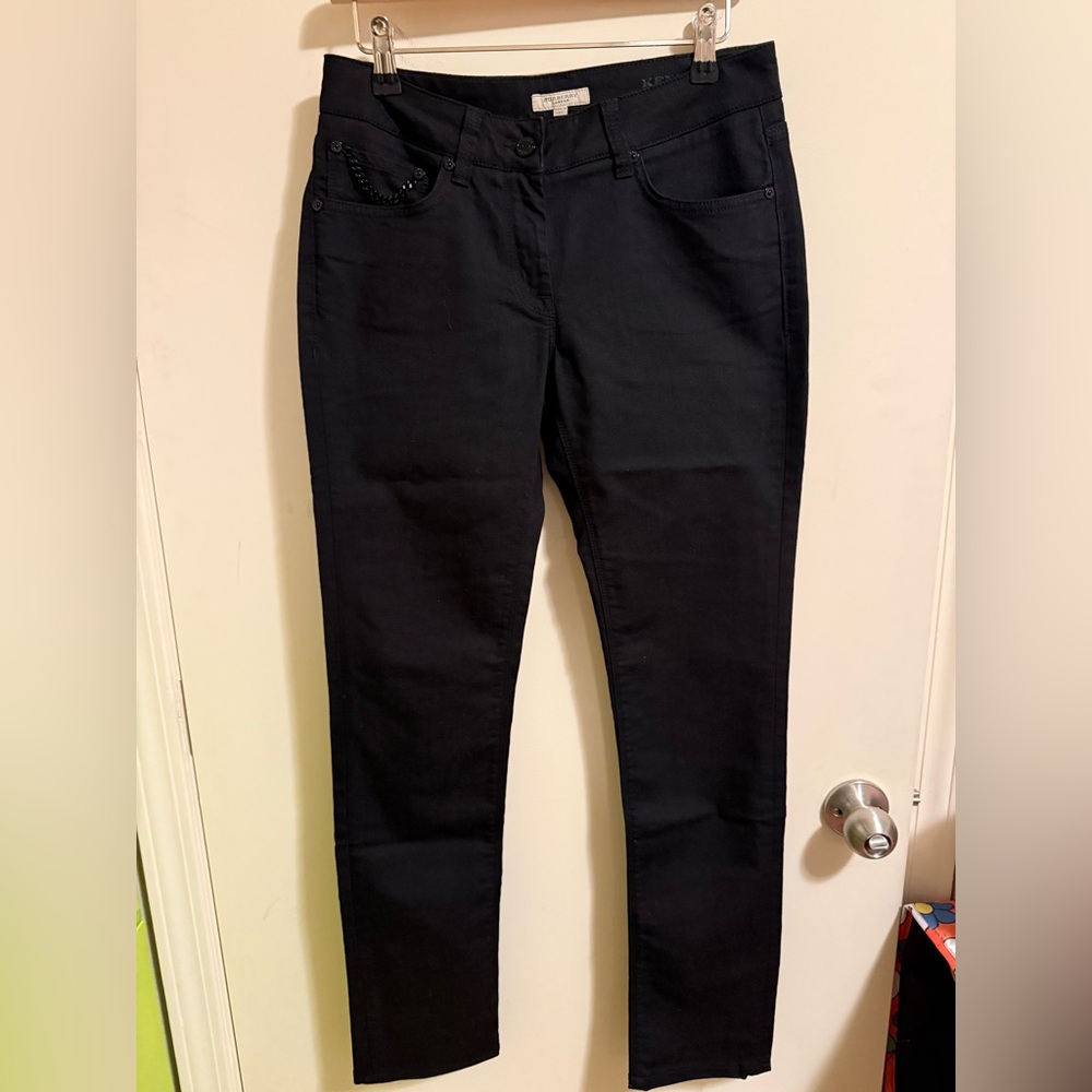 Burberry Black Denim Jeans Pants 4